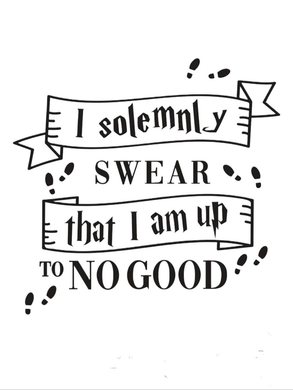 Harry Potter Solemnly Swear Wall Art Vinyl Graphic Auto Laptop Decal Sticker